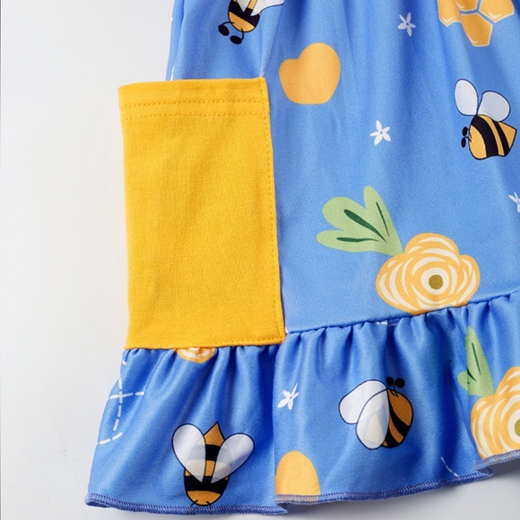 Bee Ruffle Dress - Picture 4 of 7